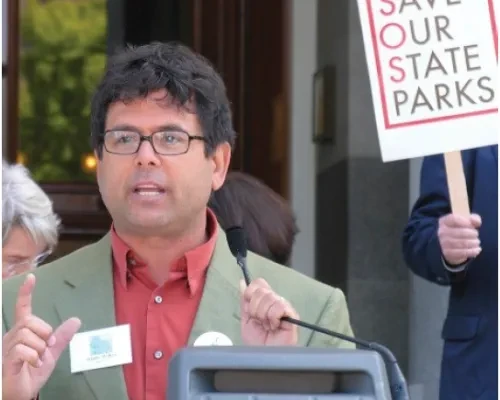 Randy Widera speaking at Park Advocacy Day 2008