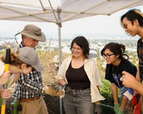 Volunteers at Baldwin Hills Scenic Overlook