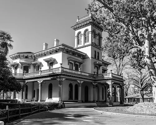 Bidwell Mansion BW