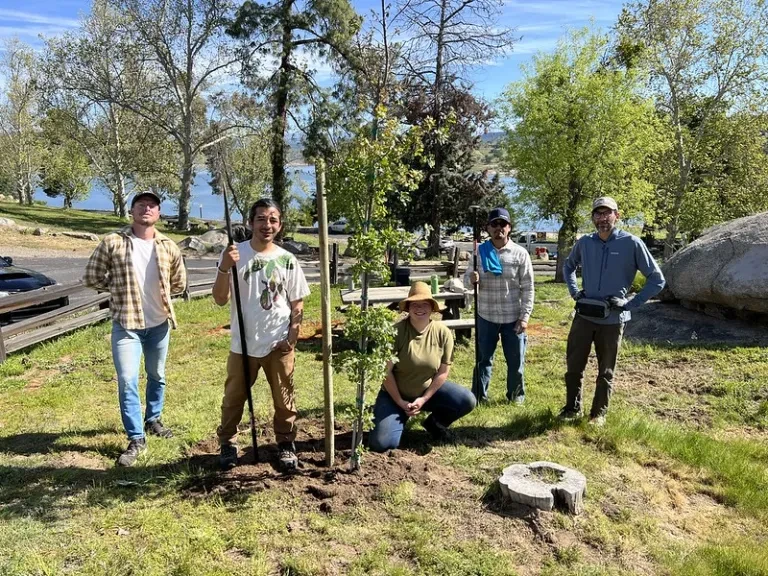 Volunteers at Earth Day 2025